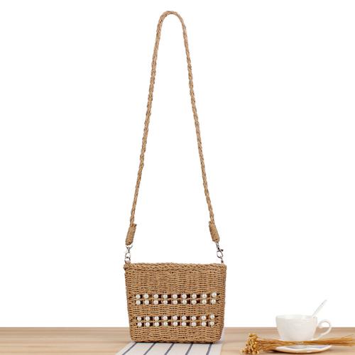 Paper Rope Easy Matching & Weave Crossbody Bag PC