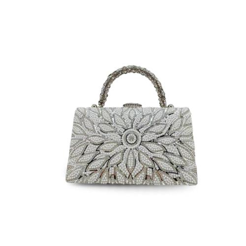 Polyester Clutch Bag, Floral, mehr Farben zur Auswahl,  Stück