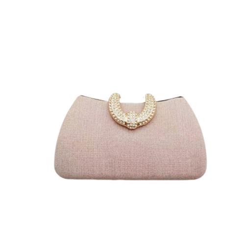 Polyester Easy Matching Clutch Bag with rhinestone PC