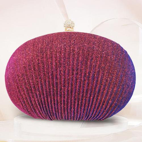 Polyester Easy Matching Clutch Bag with rhinestone PC