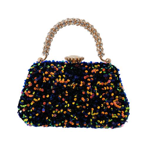 Sequin & Polyester Easy Matching Clutch Bag with rhinestone PC