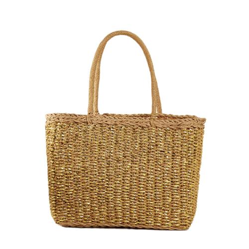 Paper Rope Easy Matching Woven Tote large capacity PC