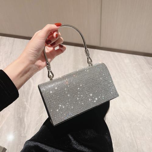 Polyester Easy Matching Clutch Bag with rhinestone PC