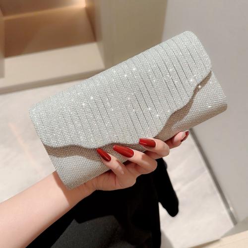 Glett Clutch Bag, Silber,  Stück