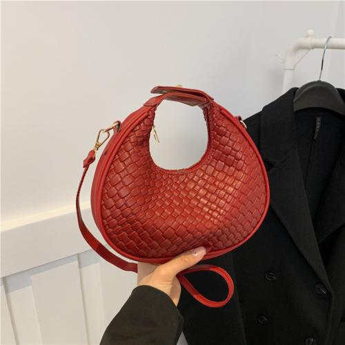 PU Leather Easy Matching Handbag attached with hanging strap Argyle PC