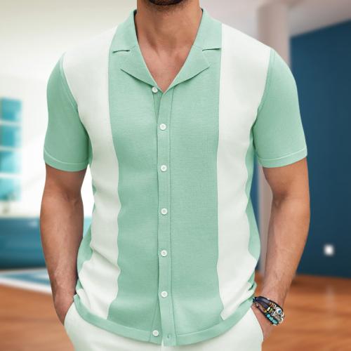 Viscosa Camisa polo, a rayas, más colores para elegir,  trozo