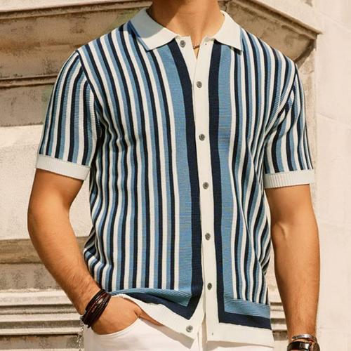 Viscose Polo Shirt & regular striped PC