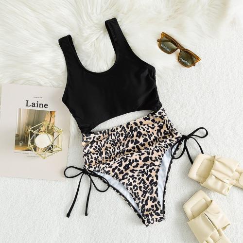 Polyamide & Polyester Maillot de bain d’une seule pièce Imprimé Leopard plus de couleurs pour le choix pièce