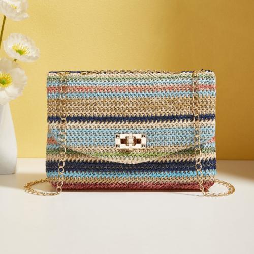 Paille Crossbody Bag multicolore pièce