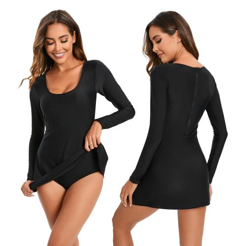 Polyester Maillot de bain d’une seule pièce Noir pièce