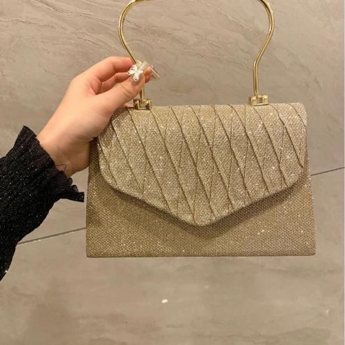 Polyester Easy Matching Clutch Bag gold PC