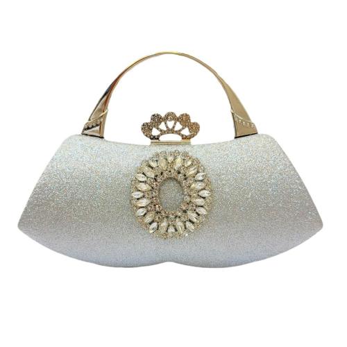 Polyester Easy Matching Clutch Bag with rhinestone PC