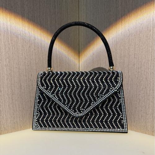 Polyester Easy Matching Clutch Bag with rhinestone PC