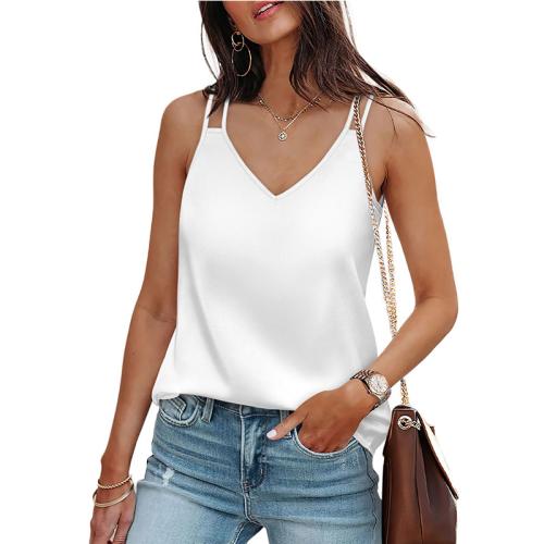 Polyester Camisole Solide plus de couleurs pour le choix pièce