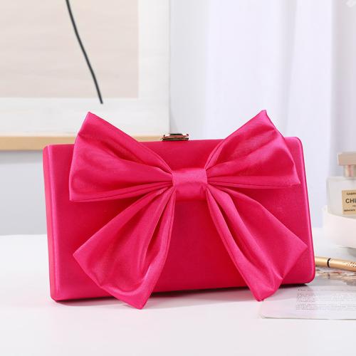 Poliéster Bolso de embrague, patrón de bowknot, más colores para elegir,  trozo