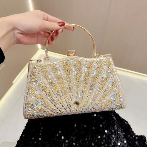 Polyester Easy Matching Clutch Bag with rhinestone PC