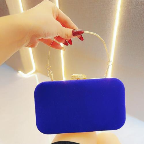 Velour Clutch Bag, mehr Farben zur Auswahl,  Stück