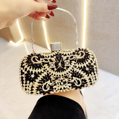 Polyester Easy Matching Clutch Bag with rhinestone PC