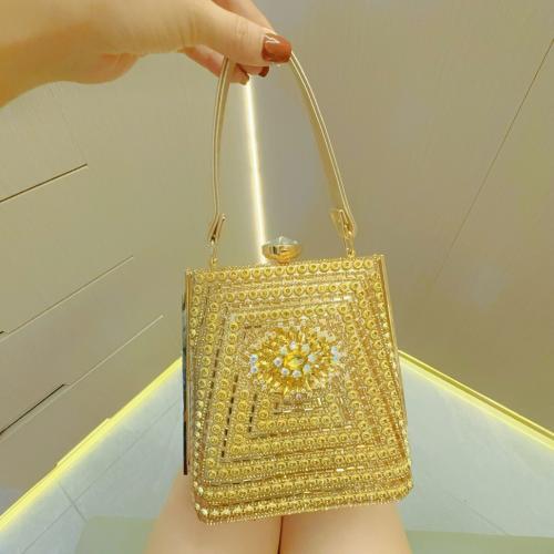 Polyester Easy Matching Clutch Bag with rhinestone PC