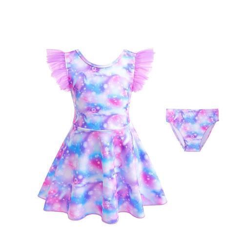 Polyester Girl Kids Two-piece Badpak meer kleuren naar keuze Instellen