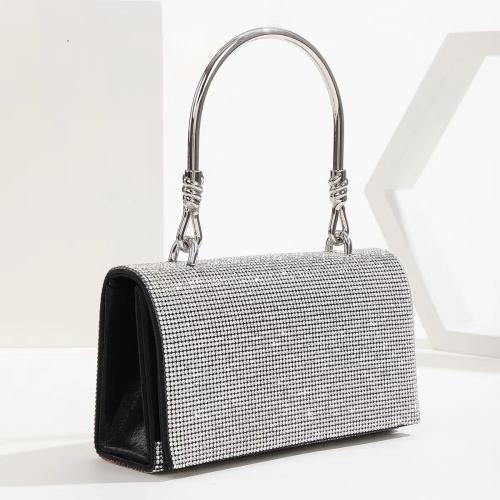 Polyester Easy Matching Clutch Bag with rhinestone PC