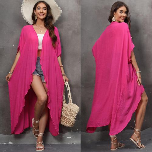 Polyester Zwemmen Cover Ups Fuchsia : stuk