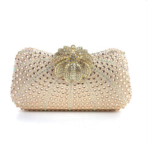 Polyester Easy Matching Clutch Bag with rhinestone PC