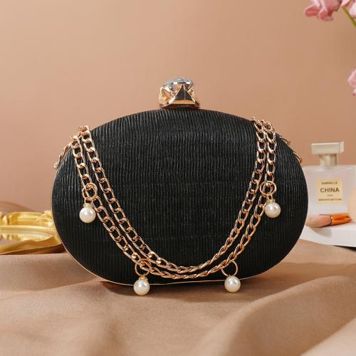 Polyester Easy Matching Clutch Bag with rhinestone PC