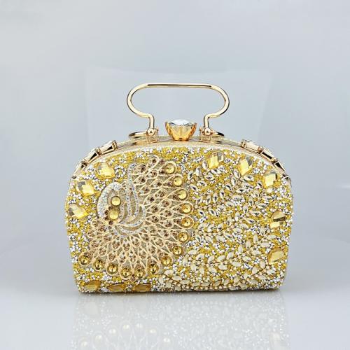 Polyester Easy Matching Clutch Bag with rhinestone PC