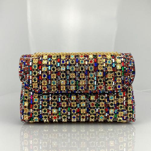 Polyester Easy Matching Clutch Bag with rhinestone PC