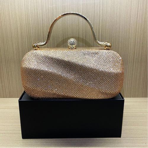 Polyester Easy Matching Clutch Bag with rhinestone PC