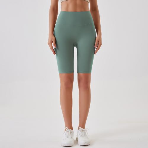 Polyamide & Spandex Capri Pants Shorts lift the hip Solid PC