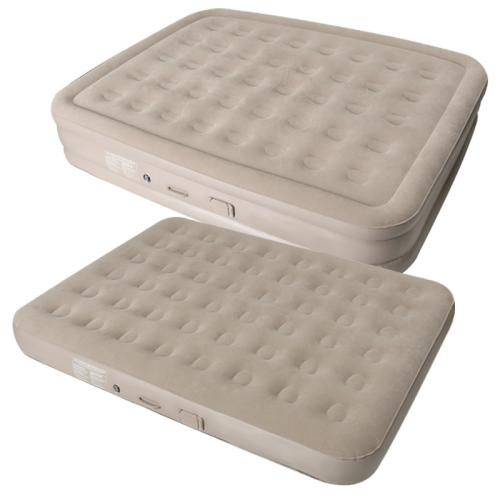 Tissu de flocking & Pvc Matelas gonflable de lit pièce