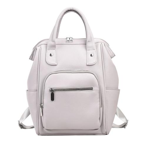 PU Leather Easy Matching Backpack large capacity PC