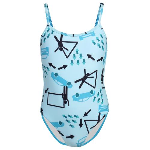 Polyester One-piece Swimsuit & skinny PC