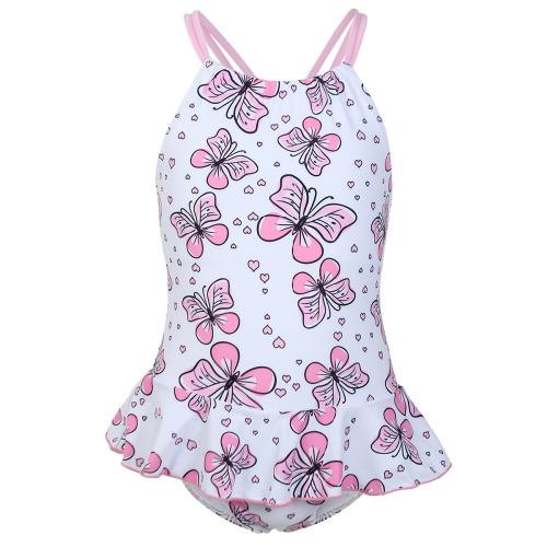 Polyester One-piece Swimsuit & for girl & skinny PC