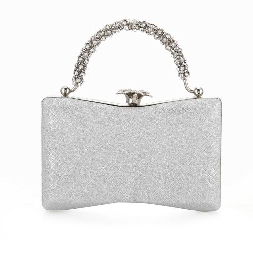 Polyester Easy Matching Clutch Bag with rhinestone PC