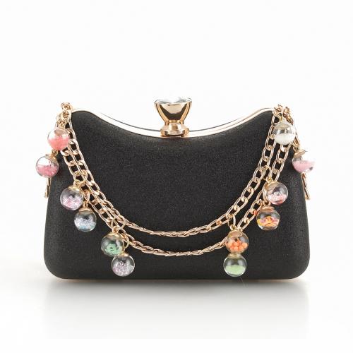 Polyester Easy Matching Clutch Bag with rhinestone PC