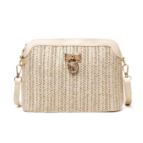 Straw Shell Shape Shoulder Bag durable & hardwearing PC