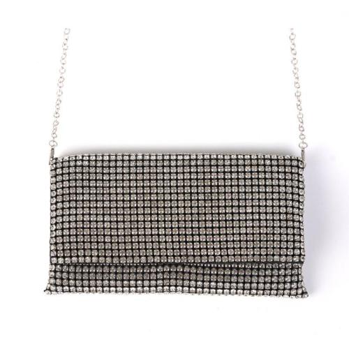 Polyester Easy Matching Clutch Bag with rhinestone PC