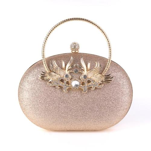 Polyester Easy Matching Clutch Bag with rhinestone PC