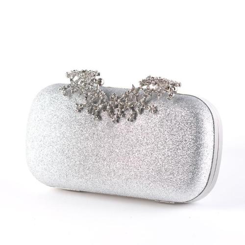 Polyester Easy Matching Clutch Bag with rhinestone PC