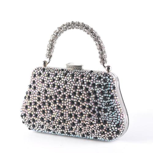 Polyester Easy Matching Clutch Bag with rhinestone PC