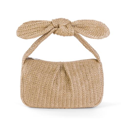 Paja Bolsa tejida, patrón de bowknot, más colores para elegir,  trozo