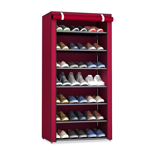 Doek & Ijzer Schoenen Rack Organizer verschillende kleur en patroon naar keuze meer kleuren naar keuze stuk