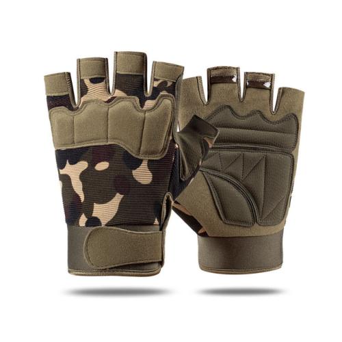 Nylon Riding Half Finger Glove & anti-skidding Pair