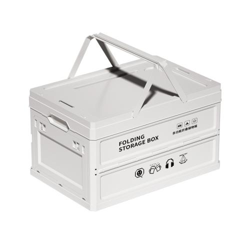 Polypropylene-PP foldable Storage Basket white PC