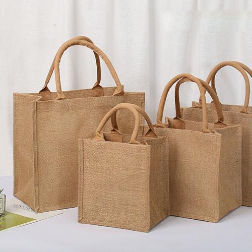 Jute Pouch Bag  Solid khaki Lot