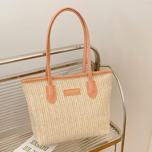 Straw Tote Bag Shoulder Bag durable & hardwearing PC