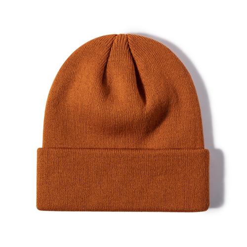 Acrylic Knitted Hat thermal & unisex knitted Solid : PC